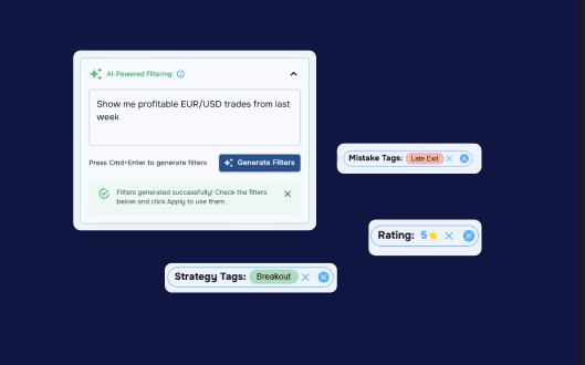 Tags and emotions on trades